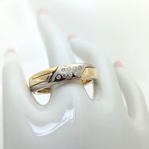 Rare Find 18K Gold and Diamond Armillary Sphere Ring